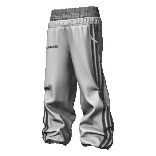 Белые спортивные штаны KANZO с полосами