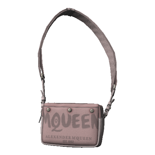 Розовая сумка MQUEEN через плечо
