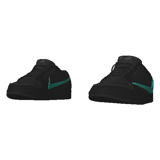Черные с тифани кроссовки Nice Reverse Swoosh