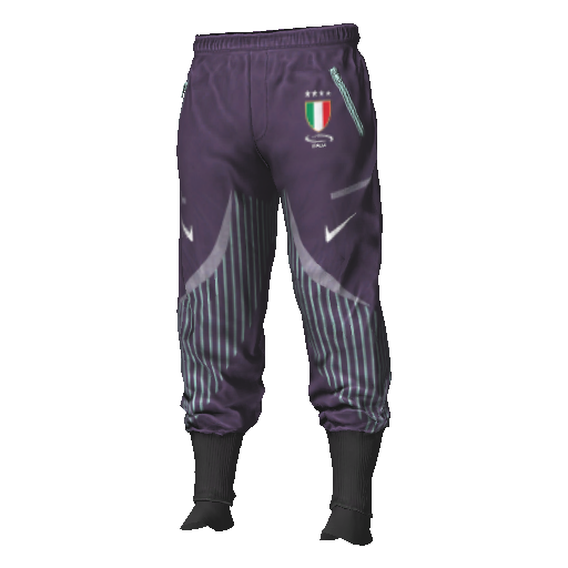 Фиолетовые спортивные брюки Nice Italia с манжетами