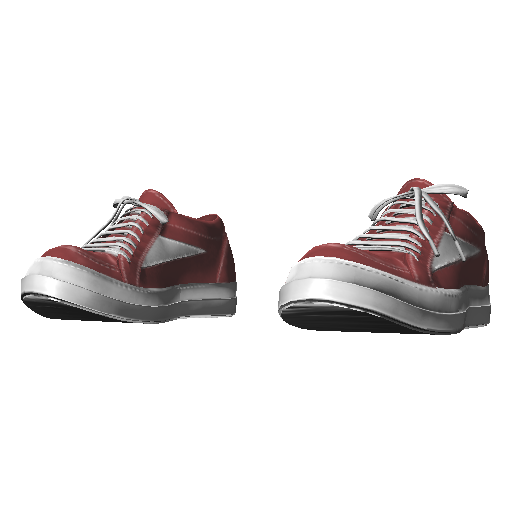 Бордовые кеды Rick Onens Low