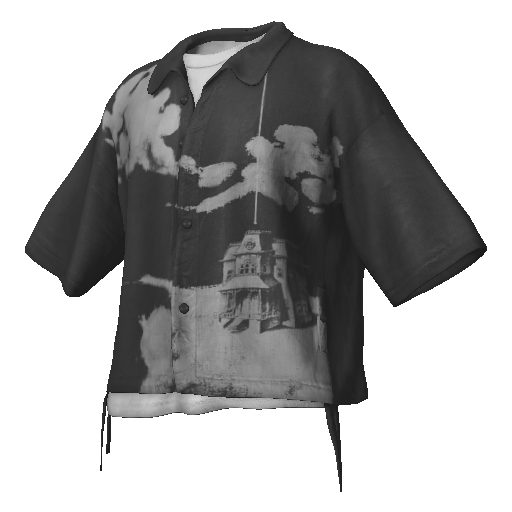 Черная рубашка Japan