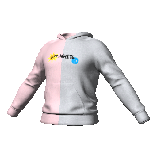 Розовая худи Ott-White