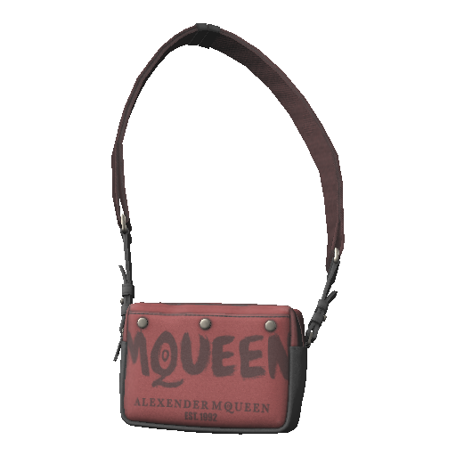 Красная сумка MQUEEN через плечо