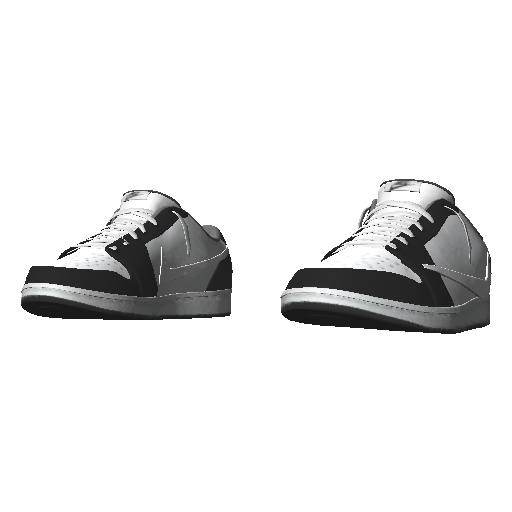 Бело-черные кроссовки Nice Reverse Swoosh