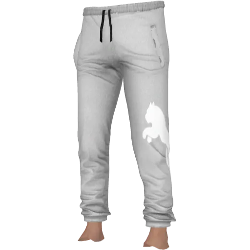 Белые спортивные штаны Puwa