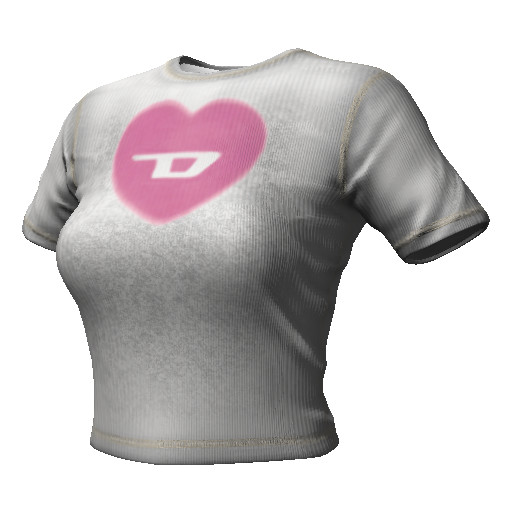 Белая футболка DISEL