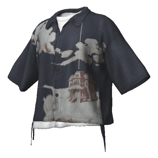 Синяя рубашка Japan