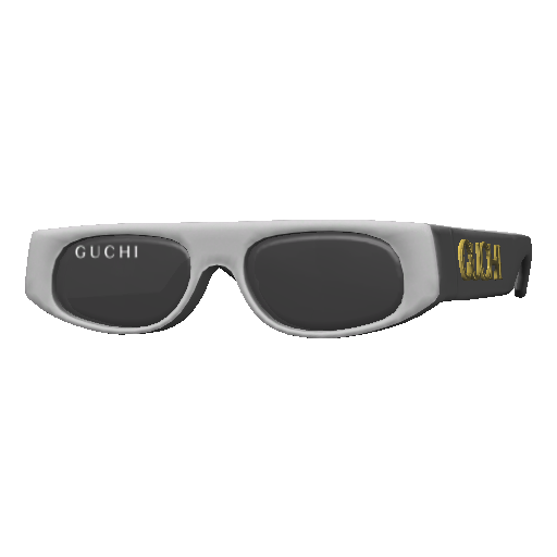 Белые очки Guchi
