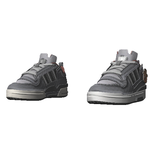 Серые кроссовки Adibas Low Helloween