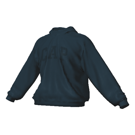 Синее худи CAP