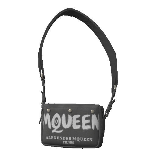 Черная сумка MQUEEN через плечо
