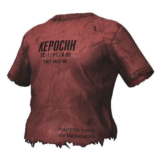 Красная футболка КЕРОСИН