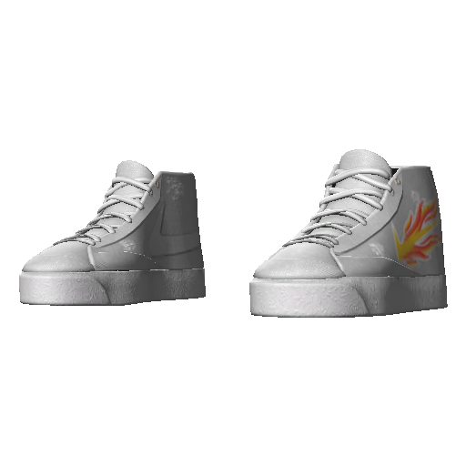Белые кеды Nice Blazer (Luminoforo)