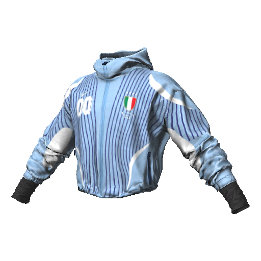 Голубая спортивная куртка Nice Italia