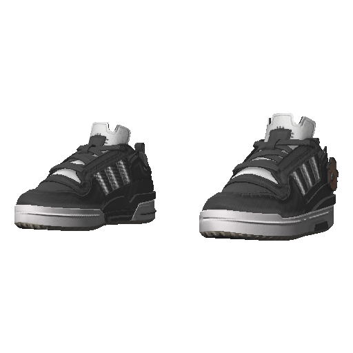 Черные кроссовки Adibas Low Helloween