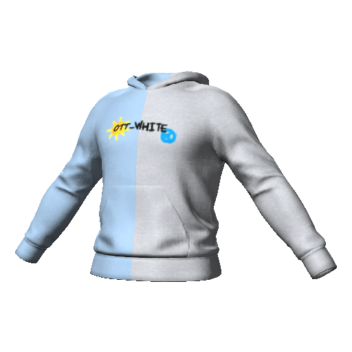 Голубая худи Ott-White