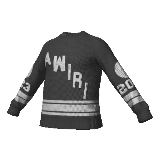 Черный свитер Awiri