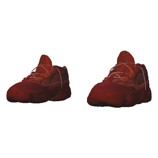Красные кроссовки Abibas 900 (Luminoforo)
