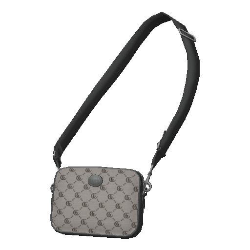 Серая сумка Guchi