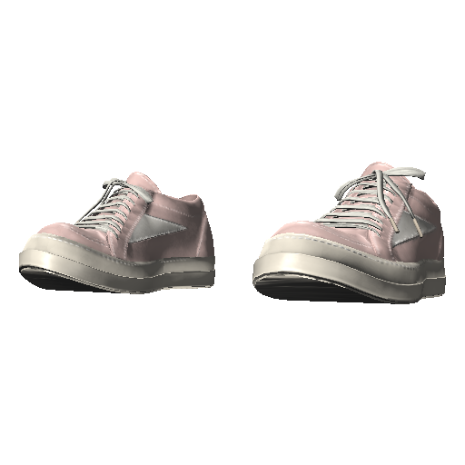 Розовые кеды Rick Onens Low