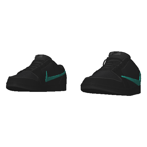 Черные с тифани кроссовки Nice Reverse Swoosh