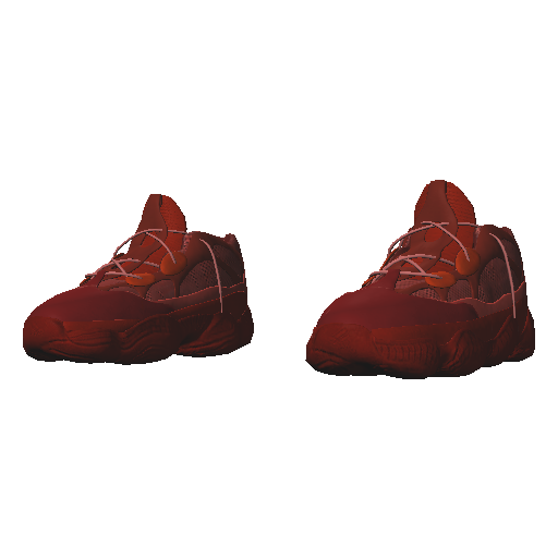 Красные кроссовки Abibas 900 (Luminoforo)