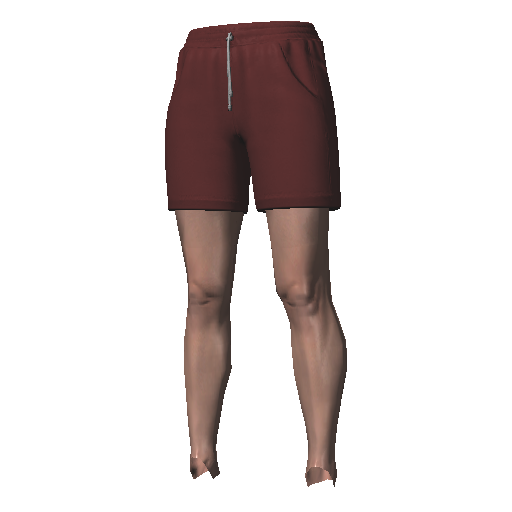Красные спортивные шорты