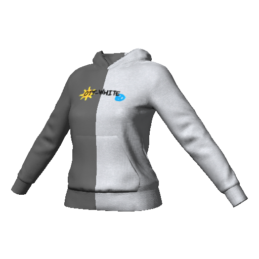 Серый худи OTT-White