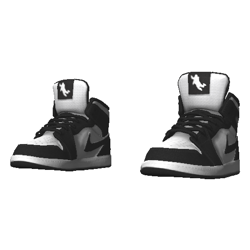 Черно-белые высокие кроссовки Air Johnson