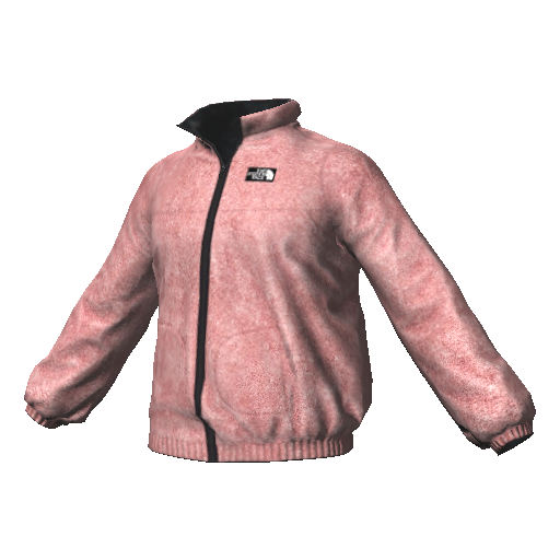 Красная куртка TNF (мех снаружи)