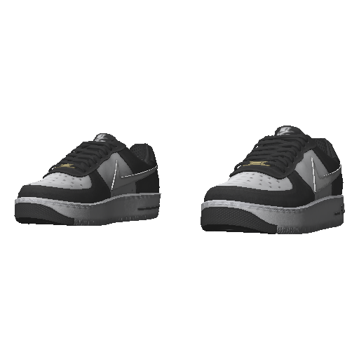 Черно-белые кроссовки Nice Flow Force 1