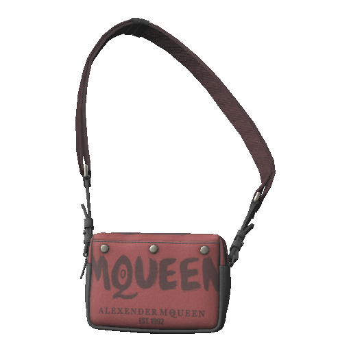 Красная сумка MQUEEN через плечо