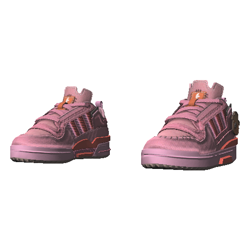 Розовые кроссовки Adibas Low Helloween