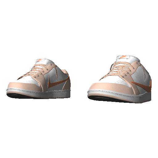 Бело-розовые кроссовки Nice Reverse Swoosh