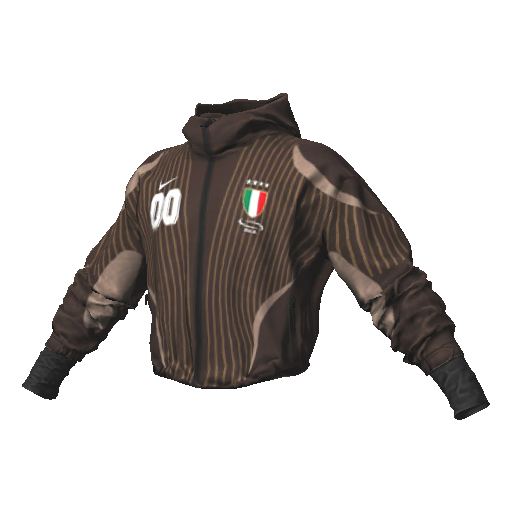 Коричневая спортивная куртка Nice Italia