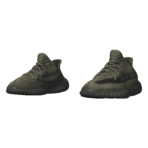 Зеленые кроссовки Adibas Ez Boost 350
