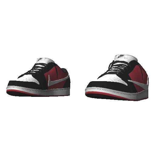 Черно-красные кроссовки Nice Reverse Swoosh (Luminoforo)