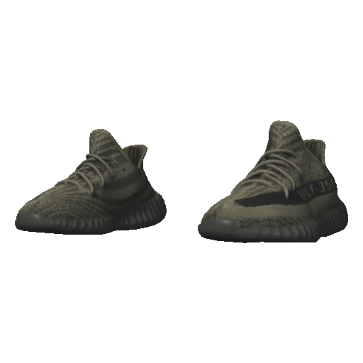 Зеленые кроссовки Adibas Ez Boost 350