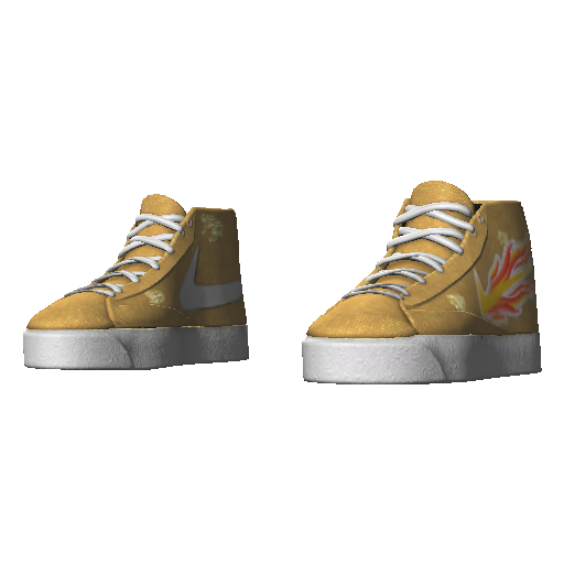 Желтые кеды Nice Blazer (Luminoforo)
