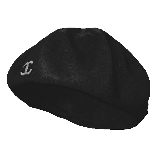 Черный берет Chenel