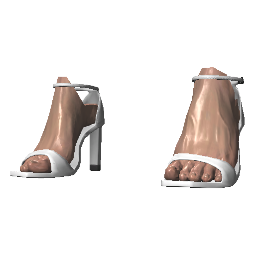Белые туфли LA