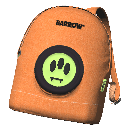 Оранжевый рюкзак на плечо Barrow