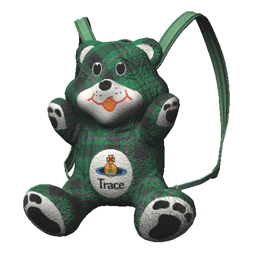 Рюкзак медведь Trace зеленый