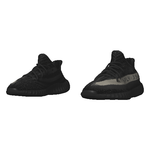 Черно-белые кроссовки Adibas Ez Boost 350