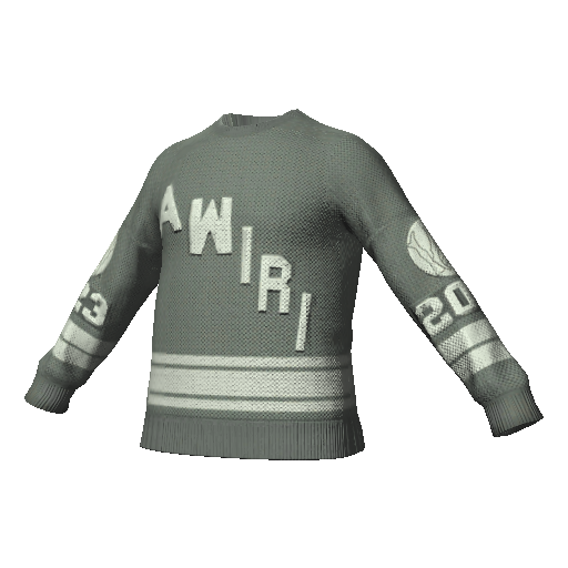 Зеленый свитер Awiri