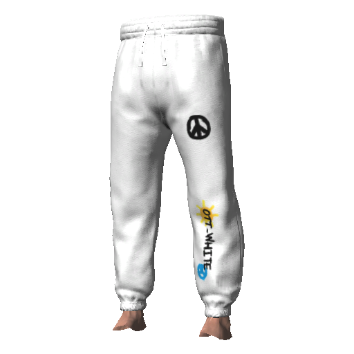 Белые спортивные штаны Ott-White