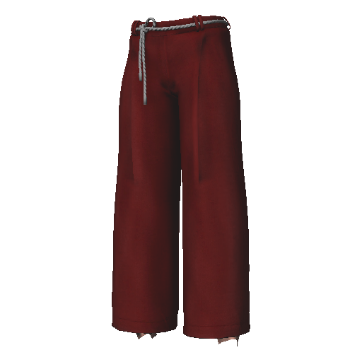 Красные брюки из хлопка