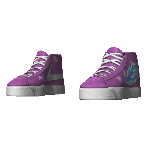 Фиолетовые кеды Nice Blazer (Luminoforo)