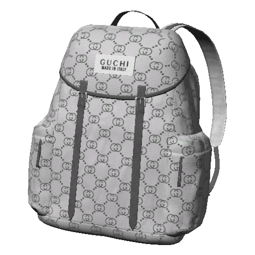 Серый рюкзак Guchi